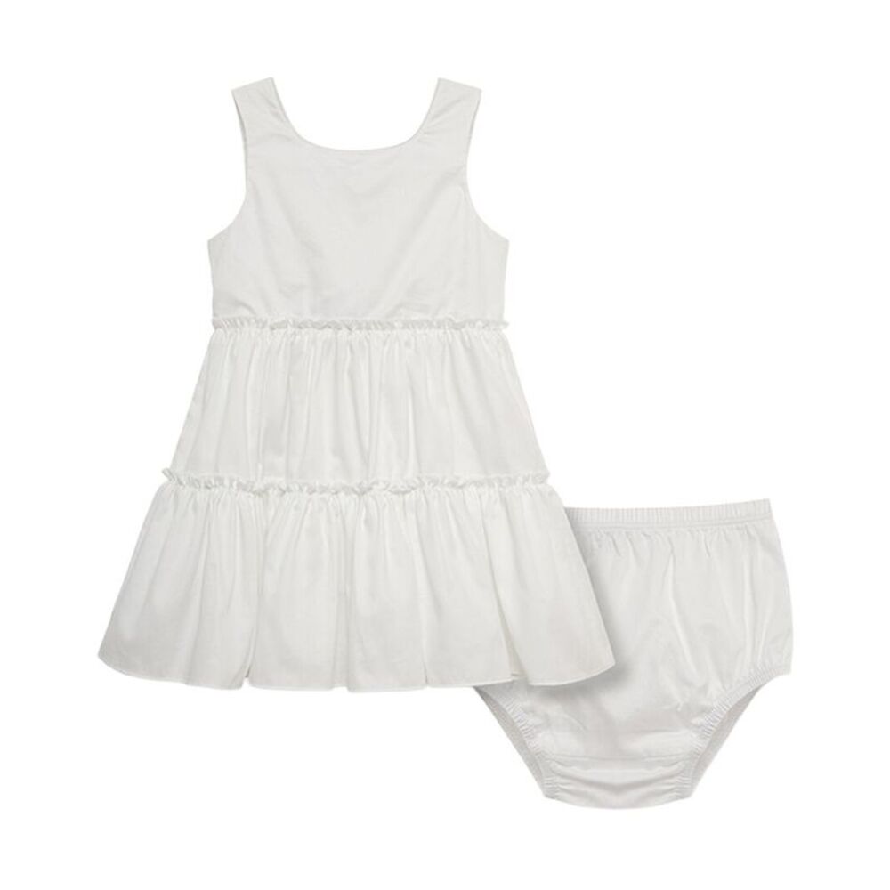 Habitual Tiered Babydoll Dress, White